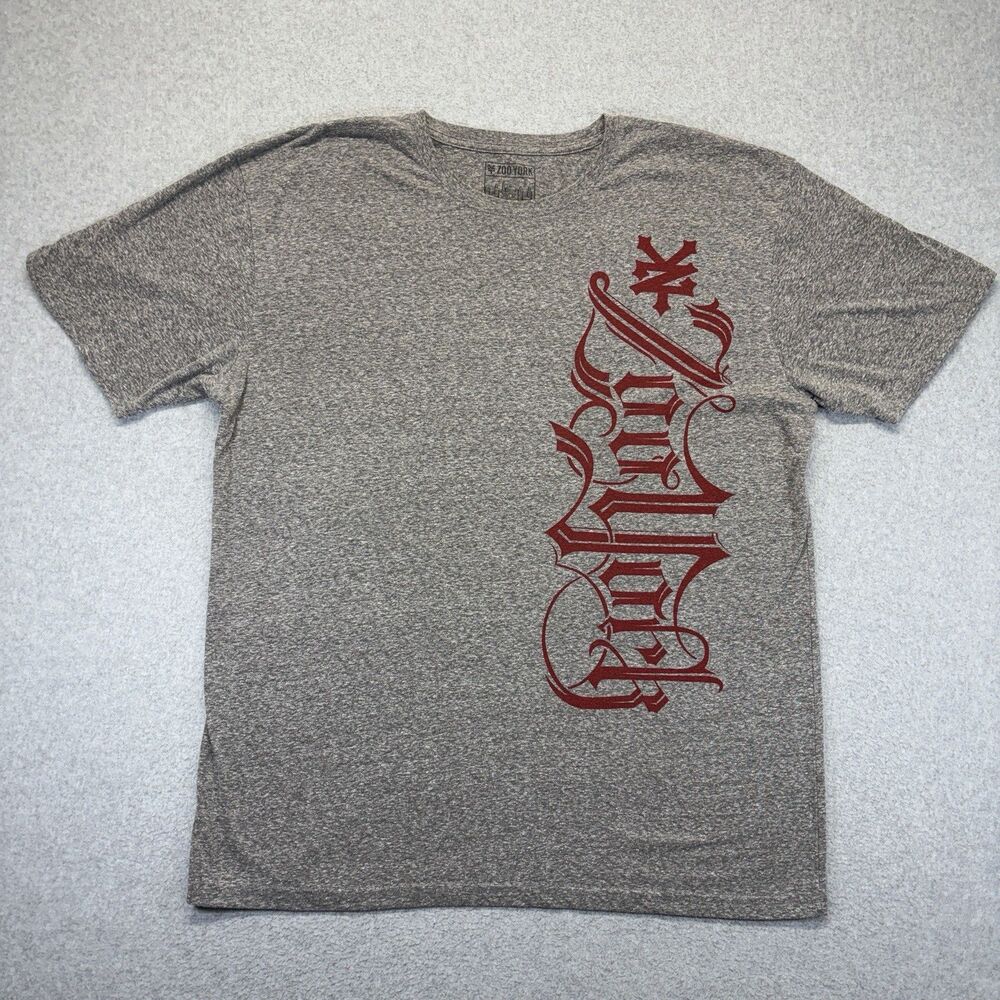 Zoo York T-Shirt Men’s XXL Gray Large Graphic Print Skate Streetwear